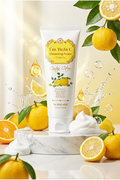 DR. MELOSO Yuja Kremli Cleansing Foam Yüz Temizleme Köpüğü 130 Ml