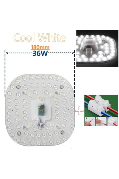 Choice Square 36W CW 50W 36W 24W 18W 12W LED Ring PANEL Circle Light SMD LED ...