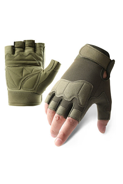 Choice3 L green Tactical Gloves for Men Women Cycling Hiking Training Summer ...