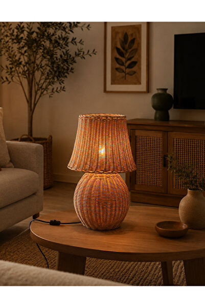 Turkish Belkıs Rattan عاكس الضوء الروطان الخيزران الخوص الجوت مكرامية الخشب ع...
