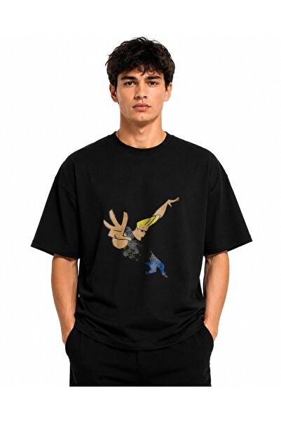 Inscriptie Tricou Unisex Bumbac Premium Casual " Stil Johnny Bravo "