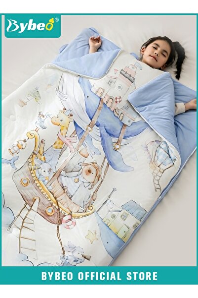 BYBEO كيس نوم وغطاء 2 في 1 للأطفال الصغار، بطانية قابلة للارتداء، كيس نوم للأ...