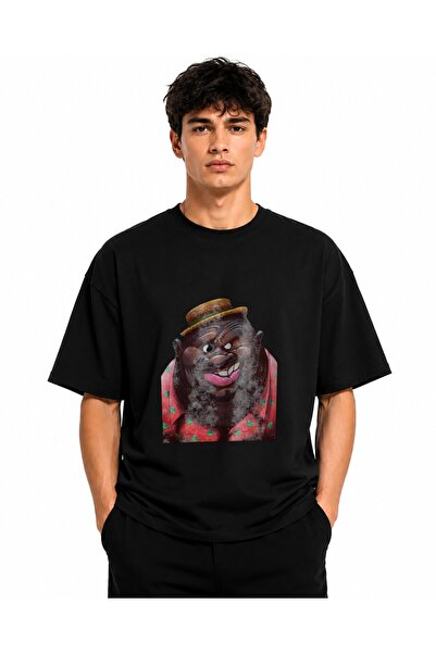 Inscriptie Unisex Premium Cotton Casual T-Shirt "Funny Face"