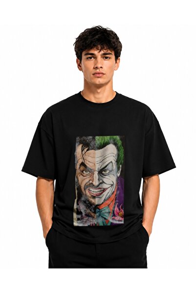 Inscriptie Ουνισέξ Βαμβακερό T-Shirt Υψηλής Ποιότητας  "Art Jack Nicholson Jo...