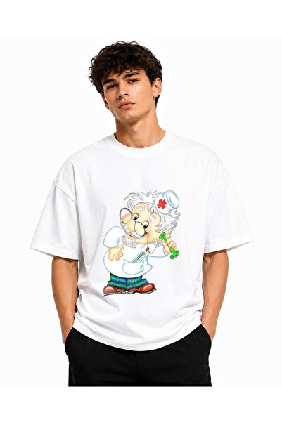 Inscriptie Tricou Unisex Bumbac Premium Casual " Art funny doctor "