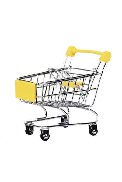 Choice1 YELLOW New Mini Shopping Carts Creative Handcart Kids Craft Toy Utili...