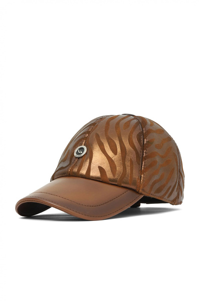 Bueno Shoes Tan Leather-Tan Zebra Suede-2 Women's Hat