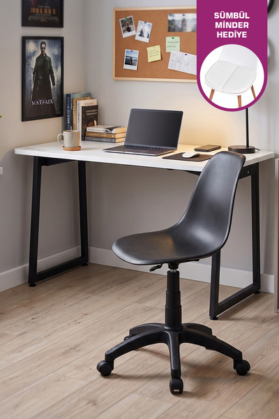 VİLİNZE Vilinze Eames Çalışma Koltuğu Tekerlekli Ofis Sandalyesi