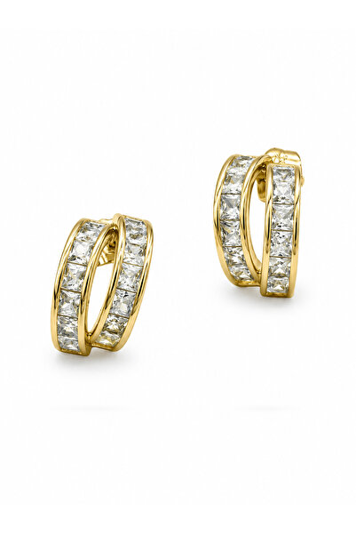 AUBRA Serel Flare Xuping Women's Steel Earrings Non-Tarnish Rose Gold Color
