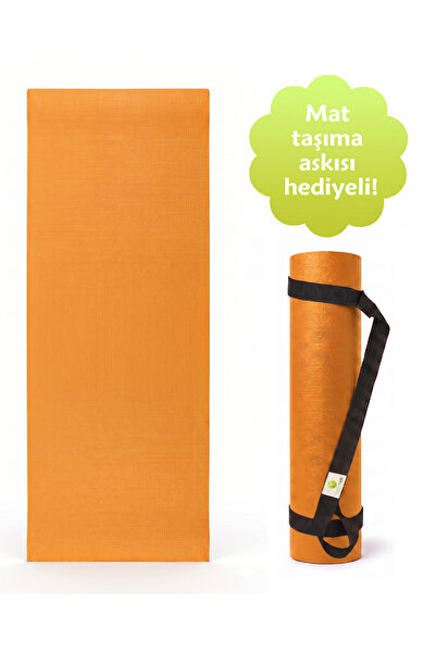 Yogatime Pro Mat (Profesyonel Yoga Matı) – 4mm Oranj - Stüdyo Kalitesinde Uzu...