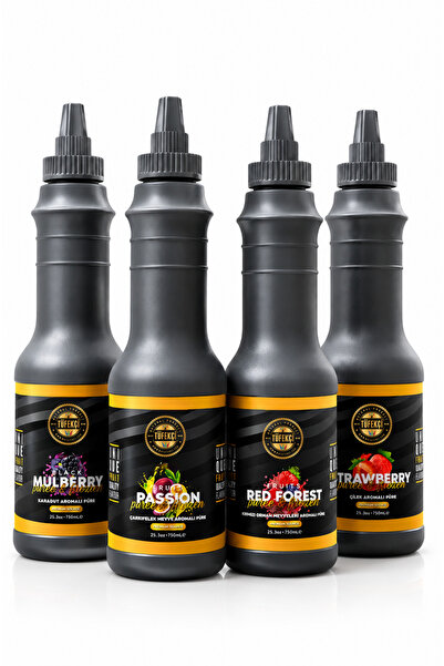 By Tüfekçi Black&red Meyve Püresi 4x1000 gr Avantajlı Paket | Kokteyl Bazı Iç...