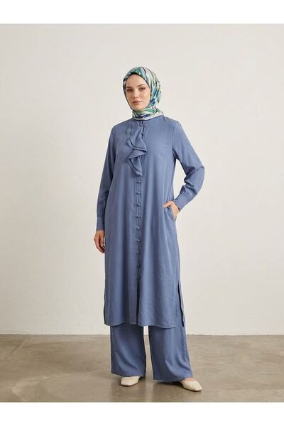 Generic Brand Biritli Trouser Suit-Indigo