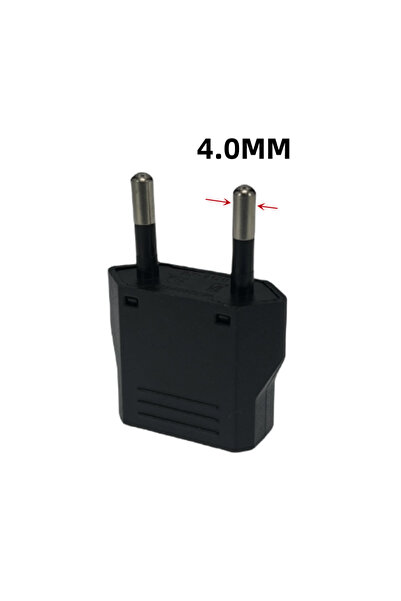 Choice Black EU 4.0MM America European Mini CN UK EU To US AU Power Plug Adap...