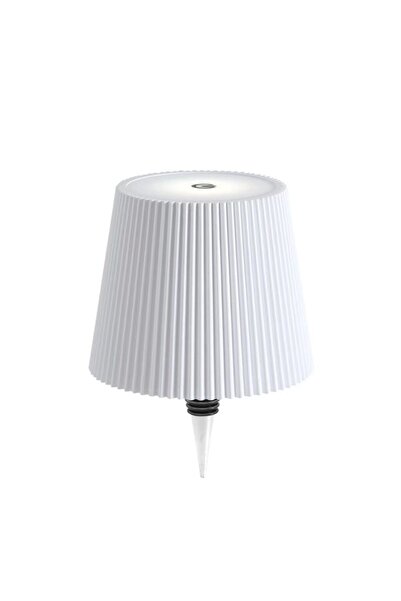 Choice3 مصباح طاولة لاسلكي LED على شكل زجاجة نبيذ أبيض بخطوط رفيعة، قابل للتع...