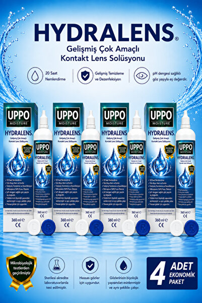 uppo moisture haydralens Hydralens® Gelişmiş Çok Amaçlı Kontakt Lens Solüsyon...