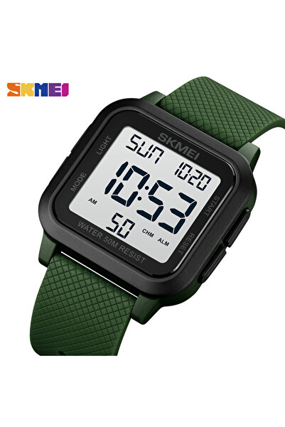 Skmei green 1 Outdoor Sport Watch Men Alarm Chrono Clock 5Bar Waterproof Watc...