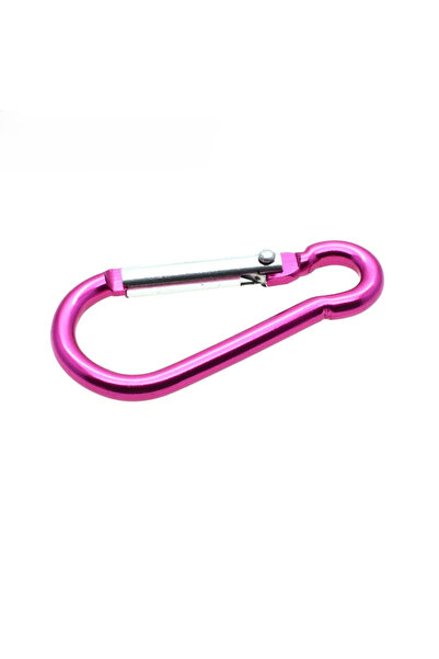 Choice3 10pcs Pink 10 Pcs/Pack Aluminum Carabiner Snap Hook Keychain For Para...