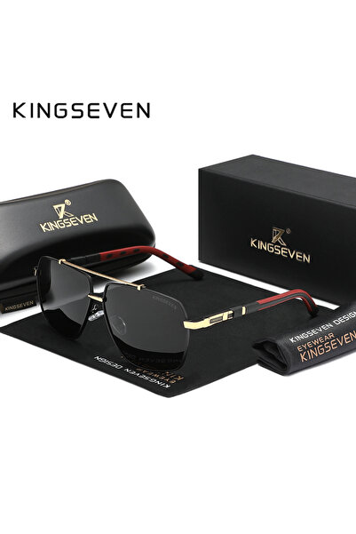 Choice4 Golden Gray Genuine KINGSEVEN Brand Aluminum Polarized Sunglasses For...