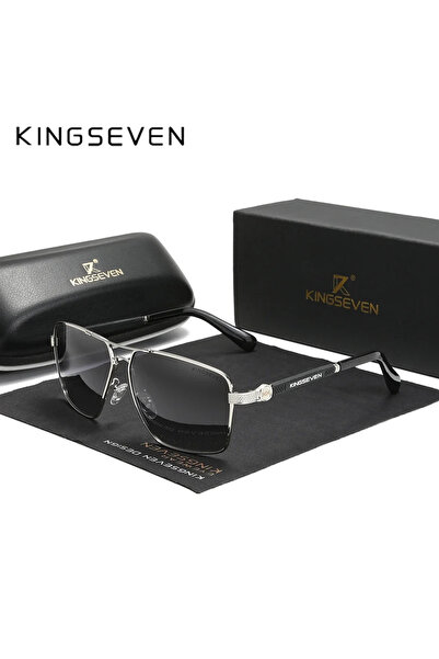 Choice5 Silvery Gray KINGSEVEN Brand Men's Sunglasses Polarized UV400 Glasses...