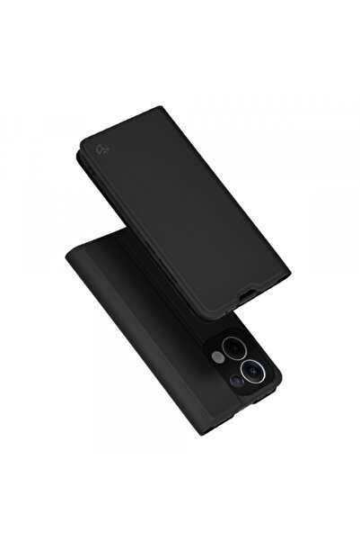 OPPO Husa pentru Reno13, Techsuit, Magskin Book, Neagra