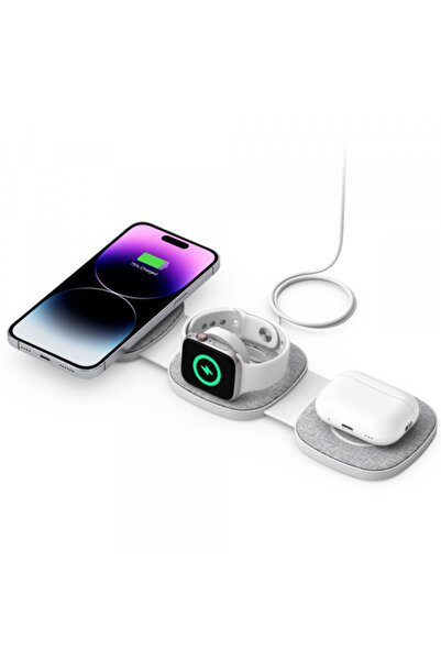Universal Incarcator Retea Wireless Tech-Protect A32 3in1, 15W, 1.67A, Gri