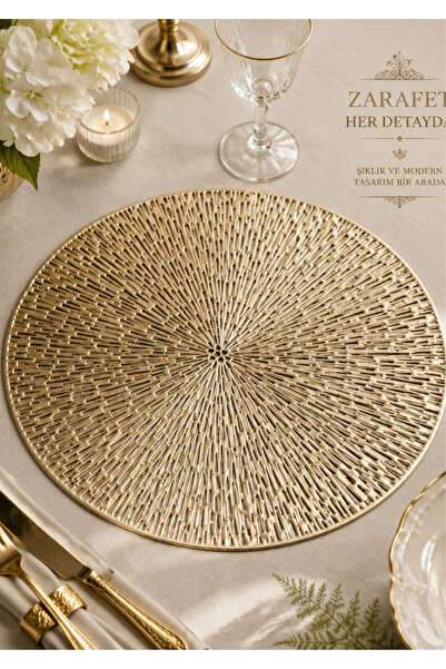 FORSACE 2 Pieces Osso American Supla Presentation Plate 38X38 cm