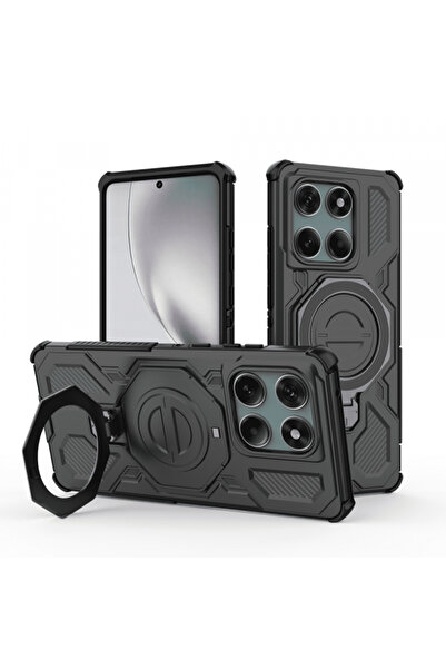 Motorola Husa pentru Edge 60 Pro, Techsuit, Carbon Shield Pro, Neagra