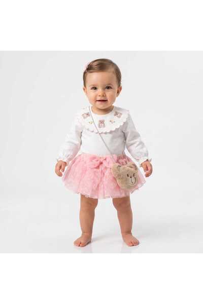 ministok Eliza Embroidered Collar Tutu Skirt (Bottom Part With Panties) Girl ...