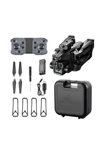 HexaCraft Dronă inteligentă, HexaCraft IFAero, cu 3 camere, evitarea obstacol...