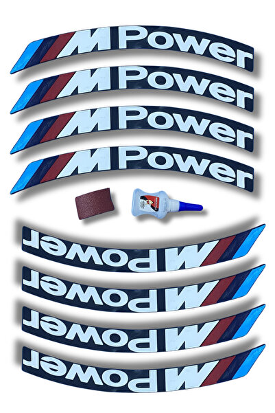 ASTUNİNG M Power Motosiklet Ve Otomobil Lastik Yazısı Kabartma Sticker Yapışt...