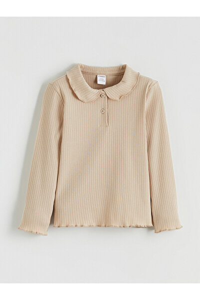 LC Waikiki Peak New Season Polo Neck Girls' T-Shirt