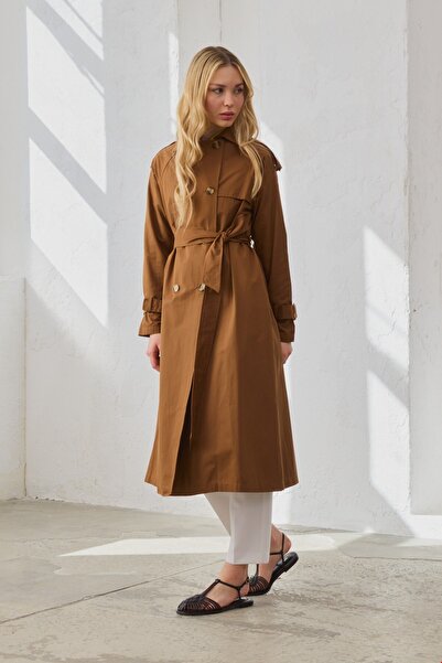 QANU Classic Trench Coat Tan