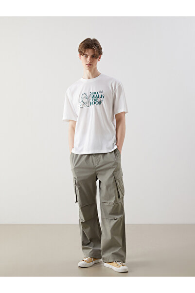 LC Waikiki Xside Khaki Comfortable Fit Gabardine Men's Cargo Pants