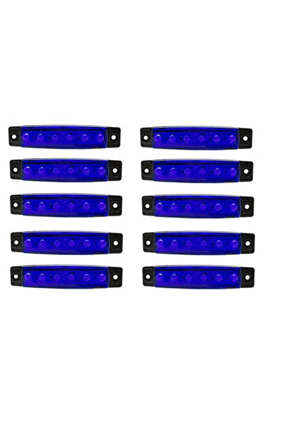 OEM LED Φώτα Όγκου Φορτηγών IP66 Μπλέ 12v 10 τεμάχια - ΟΕΜ