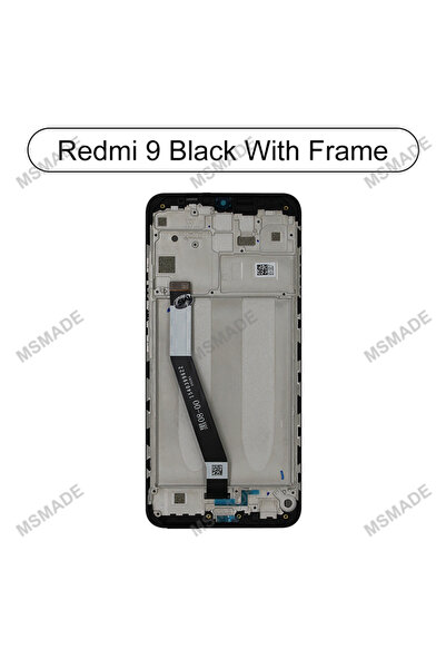 Choice 9 Black with Frame For Redmi 9 9A 9C LCD Display Touch Screen Digitize...