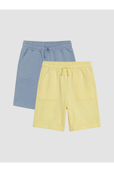LC Waikiki Nevavm Boy's 2-Piece Shorts with Difference