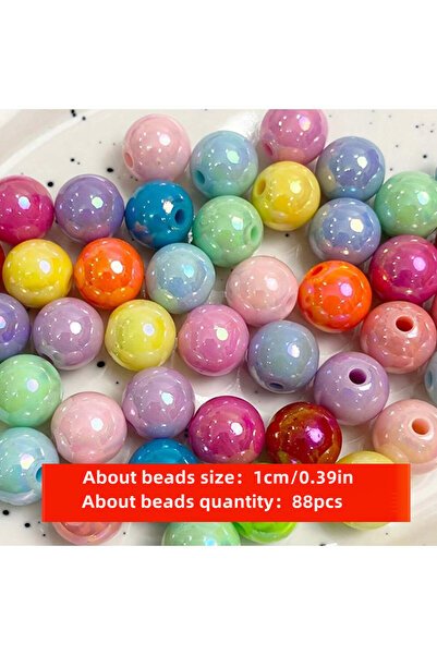 choice2 Mixed-10mm-88pcs 350/175/88pcs 6/8/10mm Multicolor AB Color Acrylic D...
