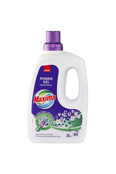 Sano Detergent de rufe concentrat Maxima Spring Flowers, 60 spălări, 3 l