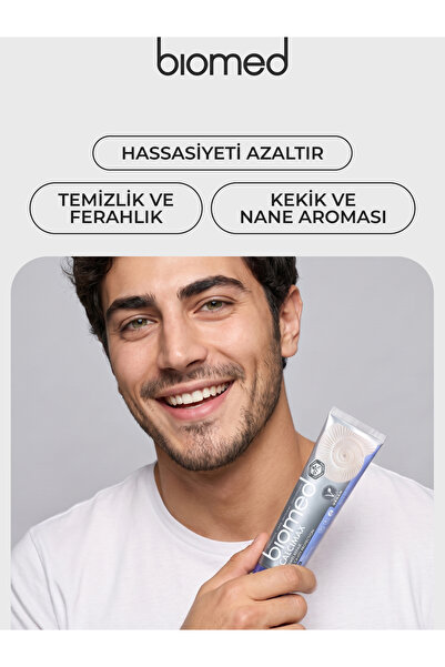 Biomed Calcimax Florürsüz Diş Macunu 100 g – Mine Onarıcı, Hassas Diş ve Diş Eti Bakımı