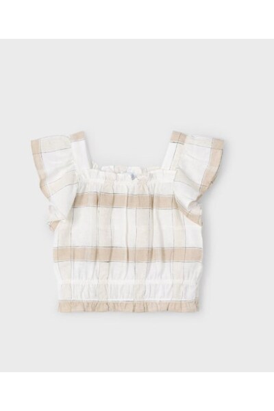 MAYORAL Girl's 3183 Plaid Top Gkm0190