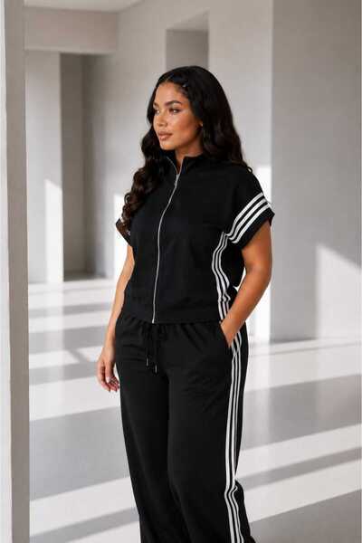 HANIQA Stripe Detailed Suit