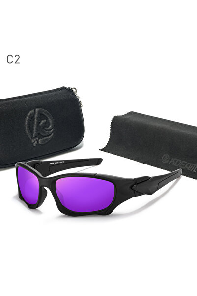 Choice5 C2Mirror Purple KDEAM Brand Strong Arm Men's Sunglasses Polarized Dri...
