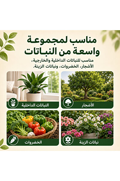 Bathurat NPK 20-20-20 ذائب (500غ) لجميع نباتات الزينة