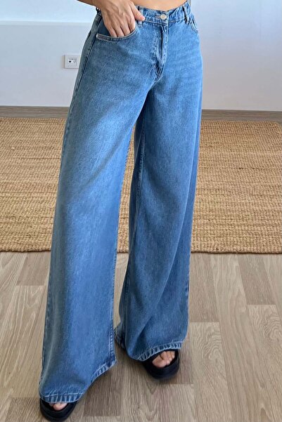 butikhola Soft Textured Jeans with Elastic Waist