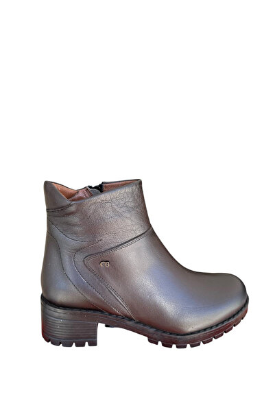 Castle Black Yldz-2683-1 Women's Genuine Leather Women's Boots Brown