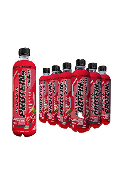 VİTALİX Aqua Protein 55 Lean Mass Post Workout Drink - Sour Cherry - Protein ...