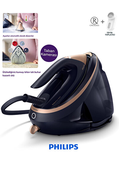 Philips Perfectcare 9000 Serisi Taban Kameralı Buhar Kazanlı Ütü, 750 g'a Var...