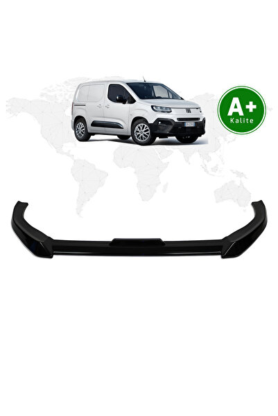FA OTOMOTİV Fiat Doblo Panelvan Ön Lip Parlak Siyah 2024 Model ve Sonrası