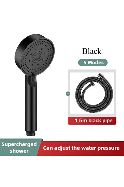 choice2 MIX-2 5 Modes Pressure Boost Shower Head Multifunction Adjustable Lar...