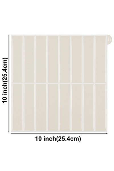 Choice 10 Pieces T80564 10 Sheets Peel and Stick Tiles 3D Waterproof Wall Til...